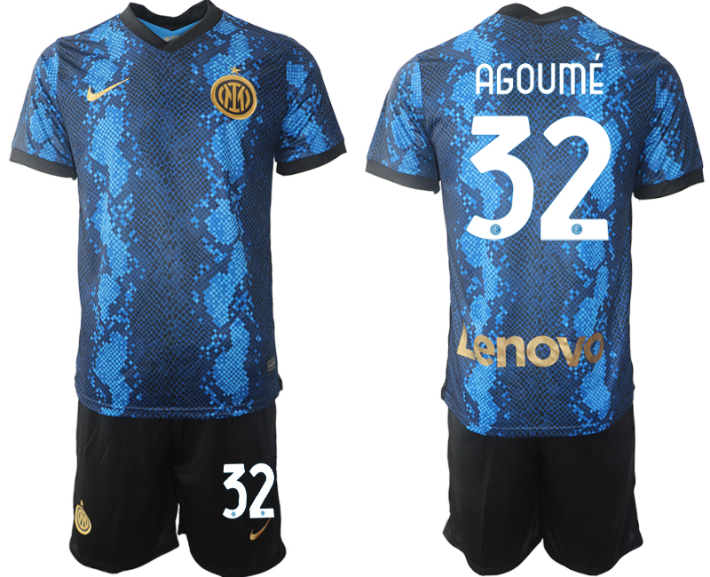 Men 2021-2022 Club Inter Milan home blue #32 Nike Soccer Jersey
